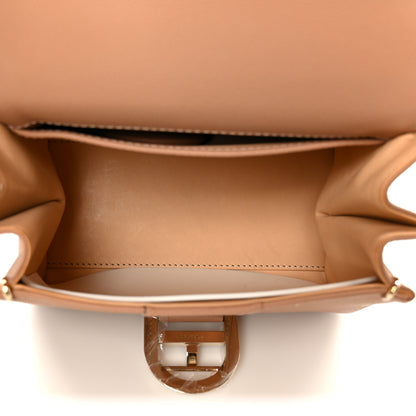 Delvaux Grained Calfskin Mini Brillant Satchel Natural 6 of 13