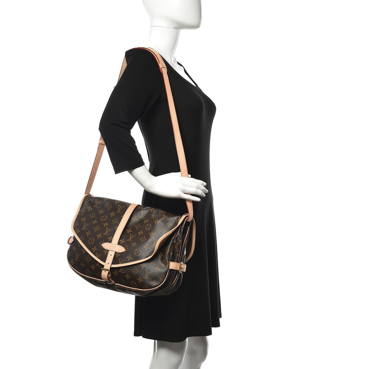 Louis Vuitton Monogram Saumur GM 2 of 9