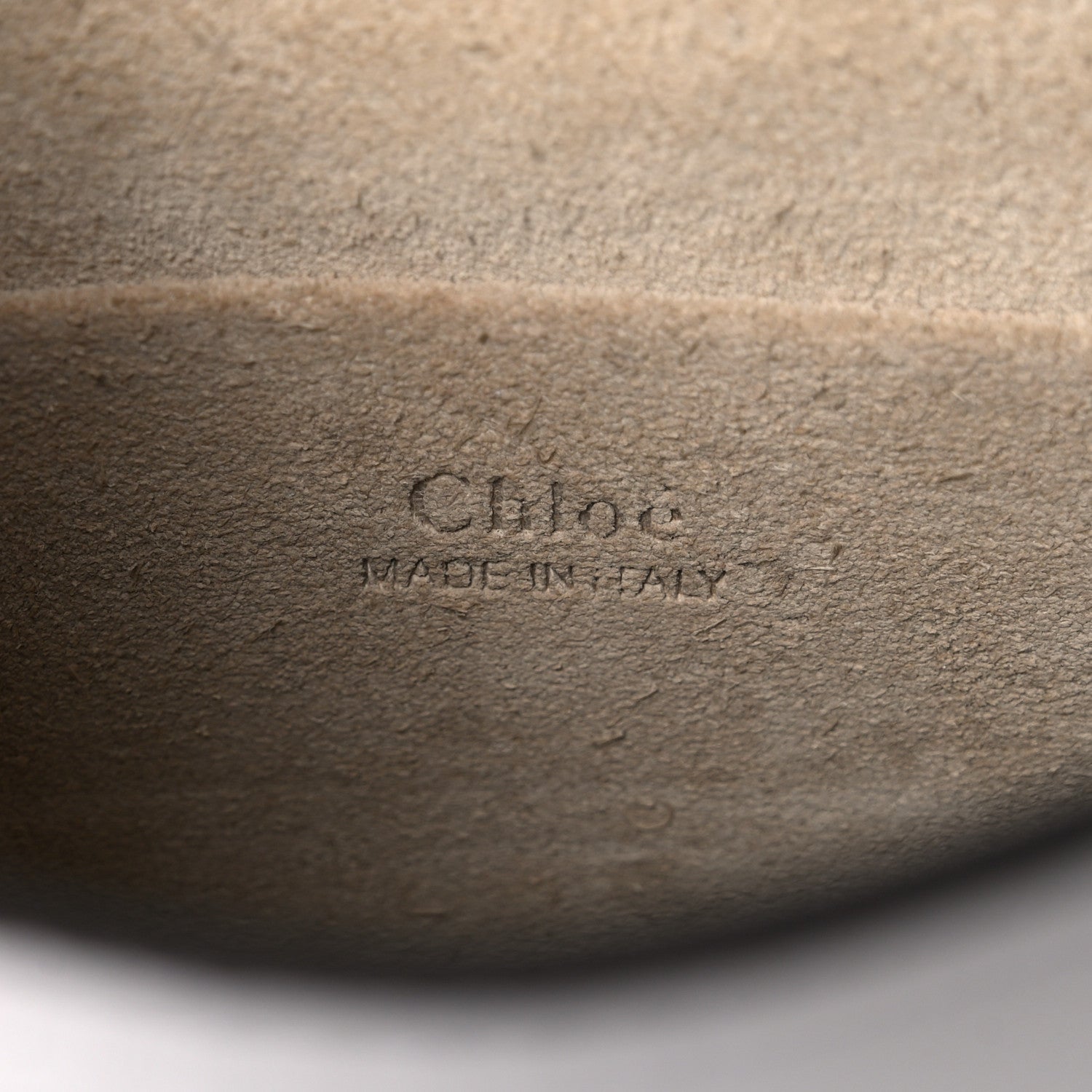 Chloe Calfskin Suede Small Nile Bracelet Bag Airy Grey 6 of 20