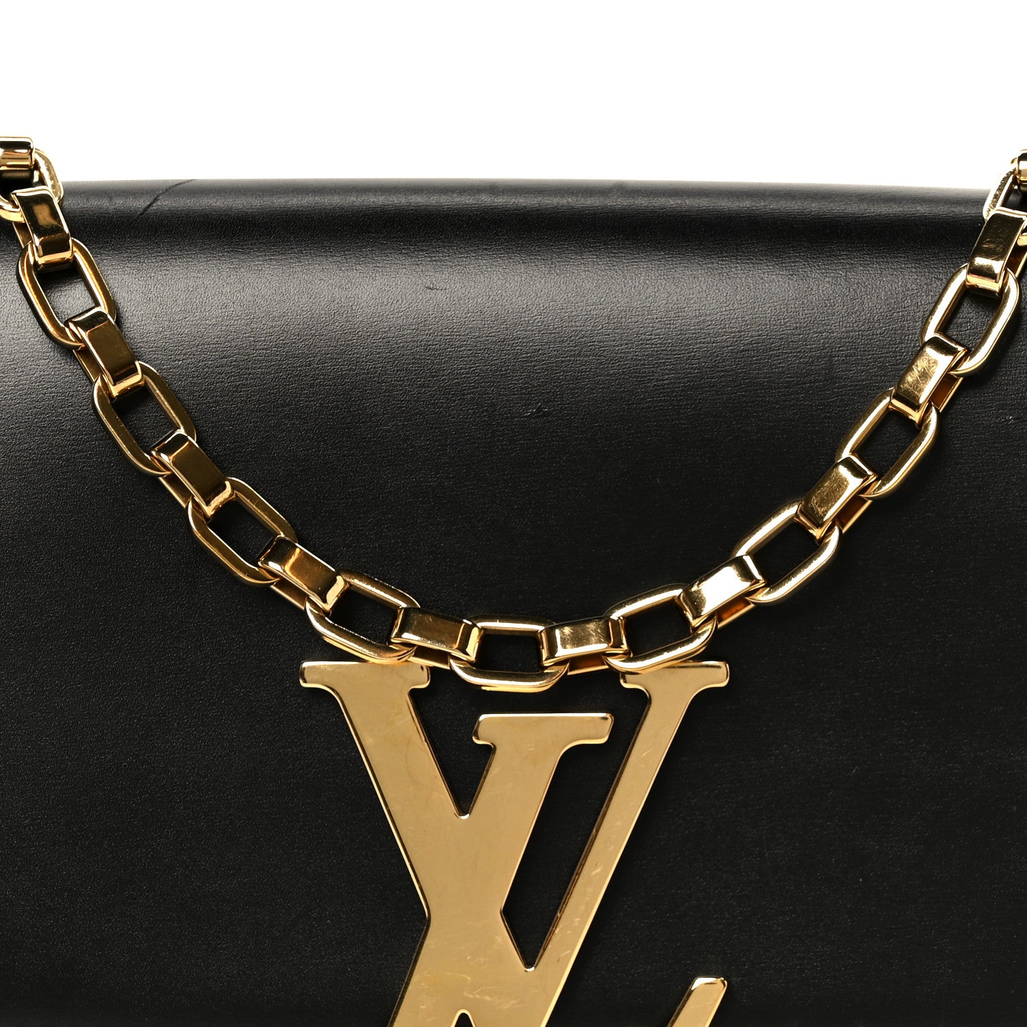 Louis Vuitton Calfskin Chain Louise GM Black 1855937 – FASHIONPHILE