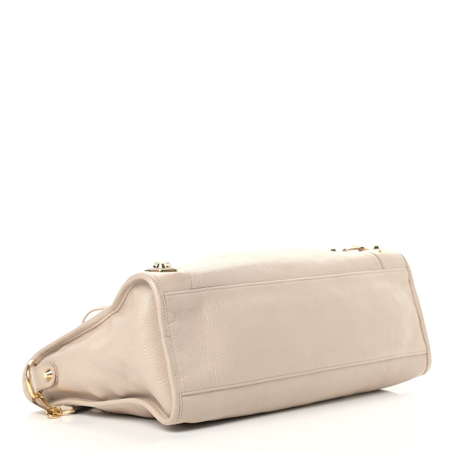Balenciaga Chevre Gold Hardware Metallic Edge City Beige Praline 4 of 14