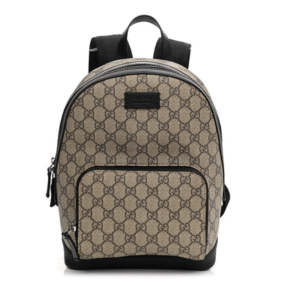 Gucci GG Supreme Monogram Small Eden Day Backpack Black 1 of 12