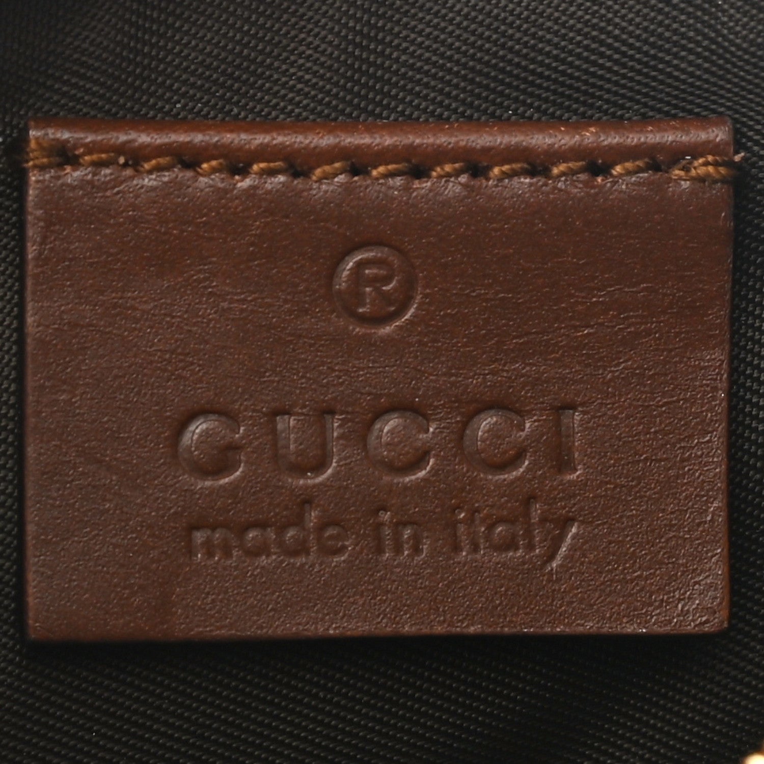 Gucci GG Supreme Monogram Key Case Beige Ebony Cuir 6 of 8