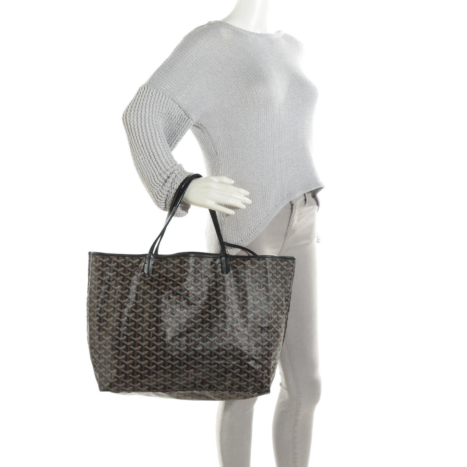 Goyard Goyardine Saint Louis GM Black 3 of 10