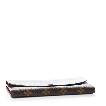 Louis Vuitton Monogram Emilie Wallet Fuchsia 3 of 9