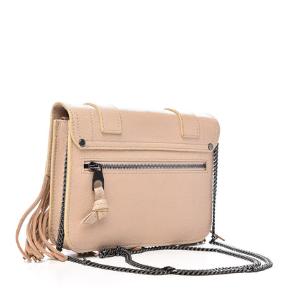 Proenza Schouler Lambskin Fringe PS1 Chain Wallet Beige 3 of 9