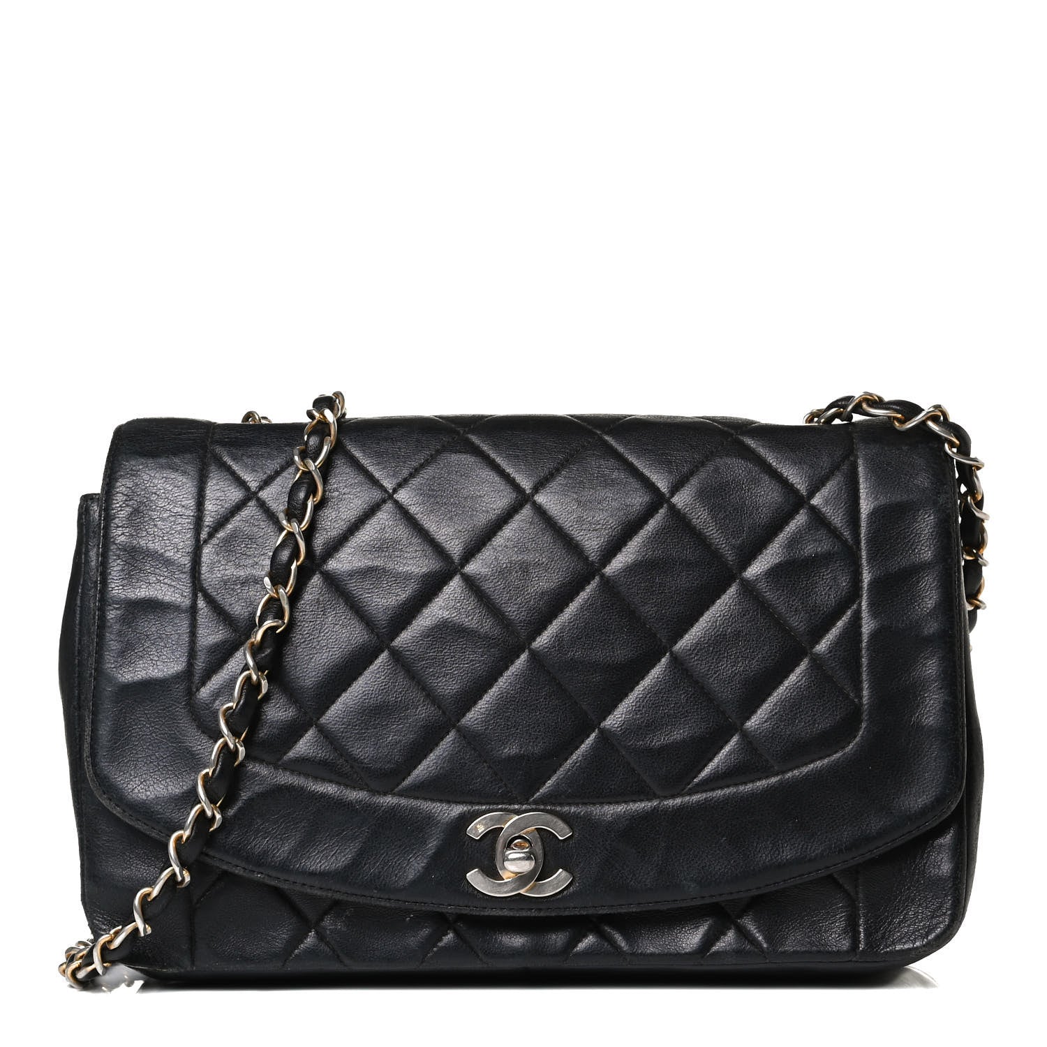 Chanel Lambskin Quilted Small Single Flap Black 1 of 21