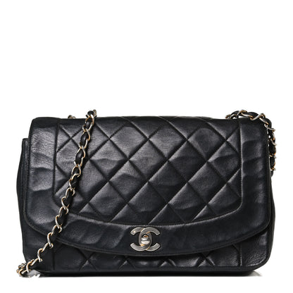 Chanel Lambskin Quilted Small Single Flap Black 1 of 21