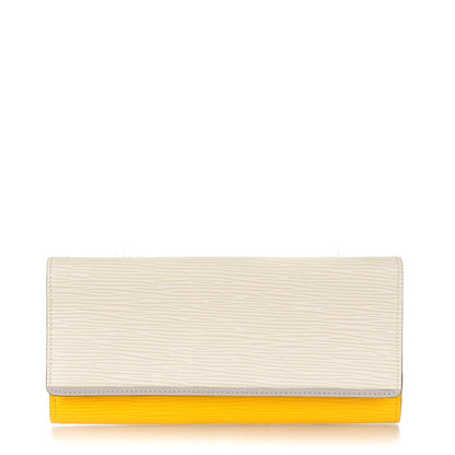 Louis Vuitton Epi Flore Wallet Citron 1 of 7