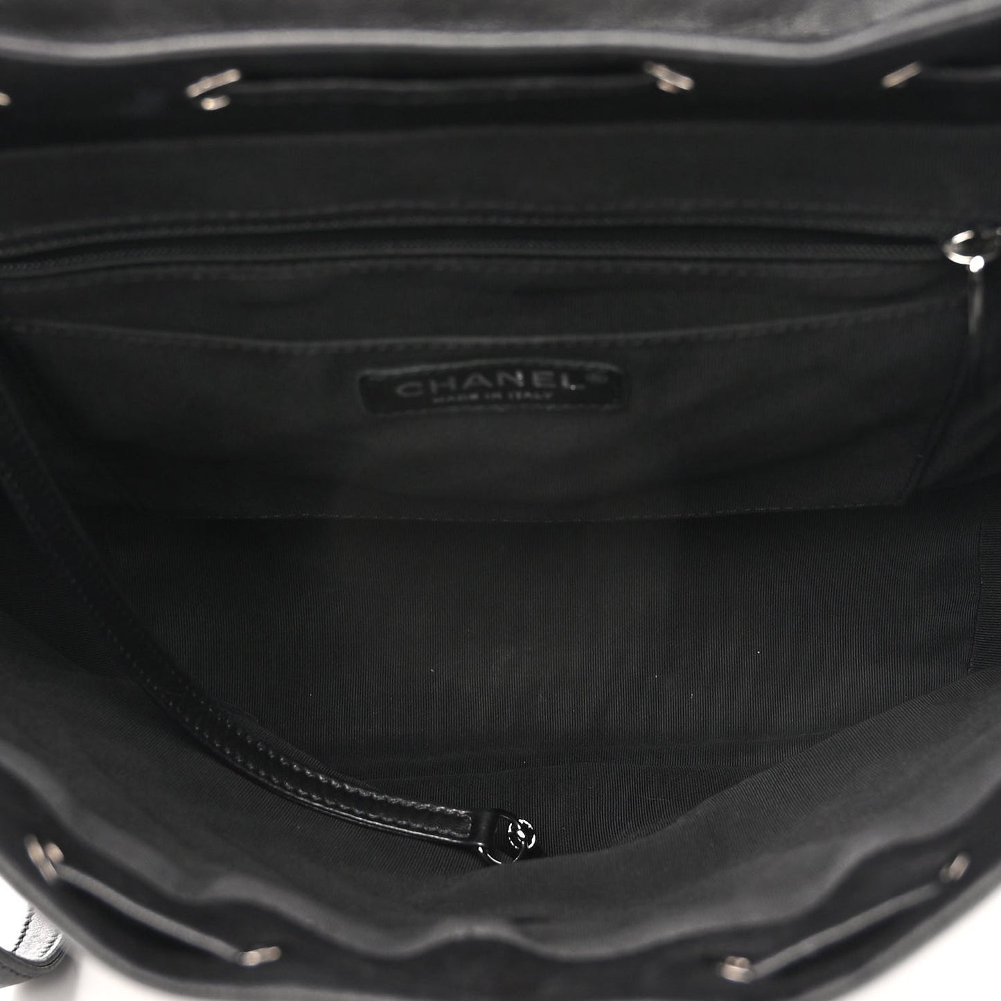 Lambskin Quilted Large Urban Spirit Backpack Black
