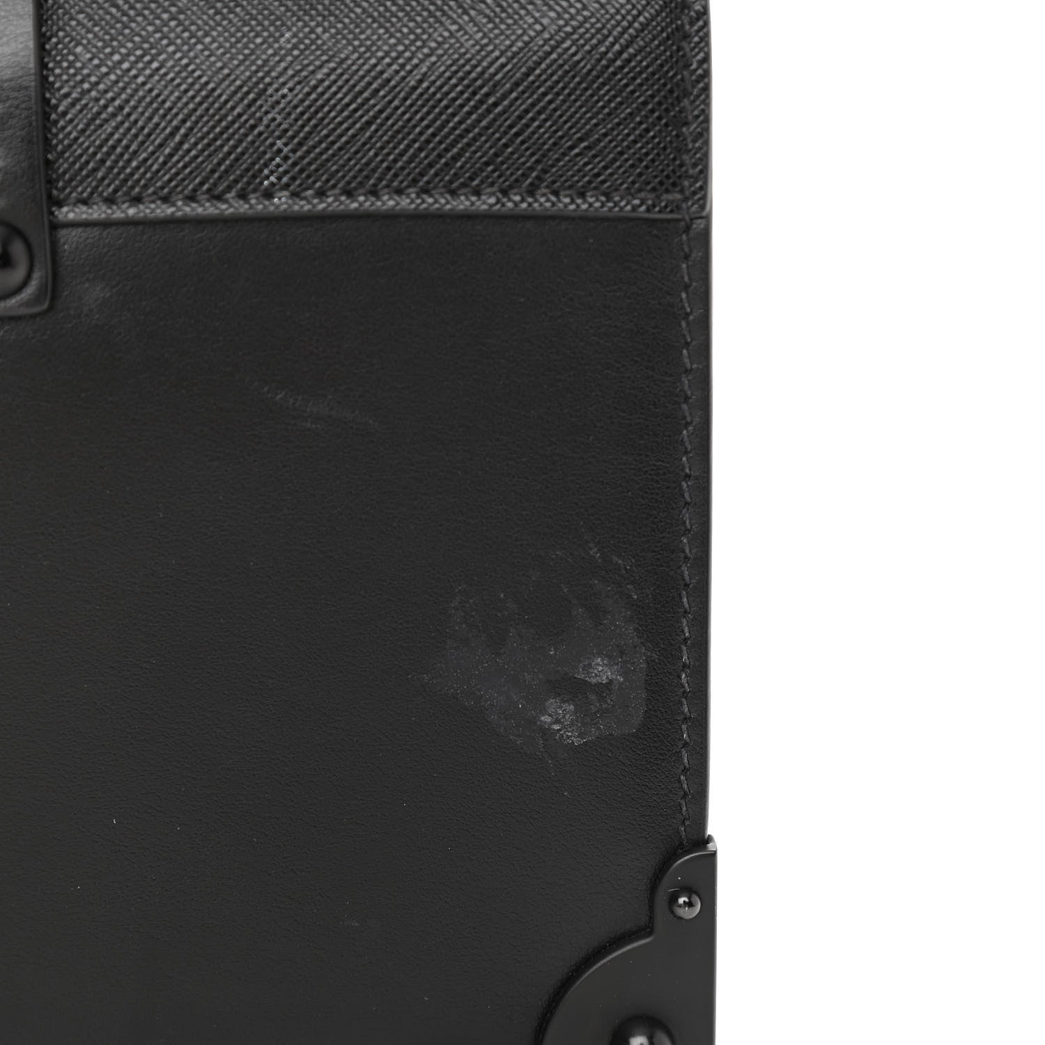 Prada City Calfskin Saffiano Cahier Bag Black 10 of 16