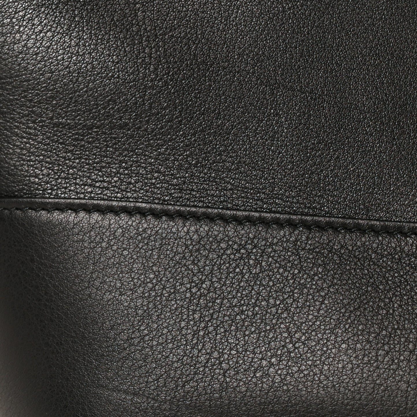 Smooth Calfskin Y Small Bucket Bag Black