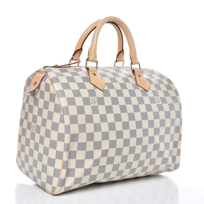 Louis Vuitton Damier Azur Speedy 30 3 of 8