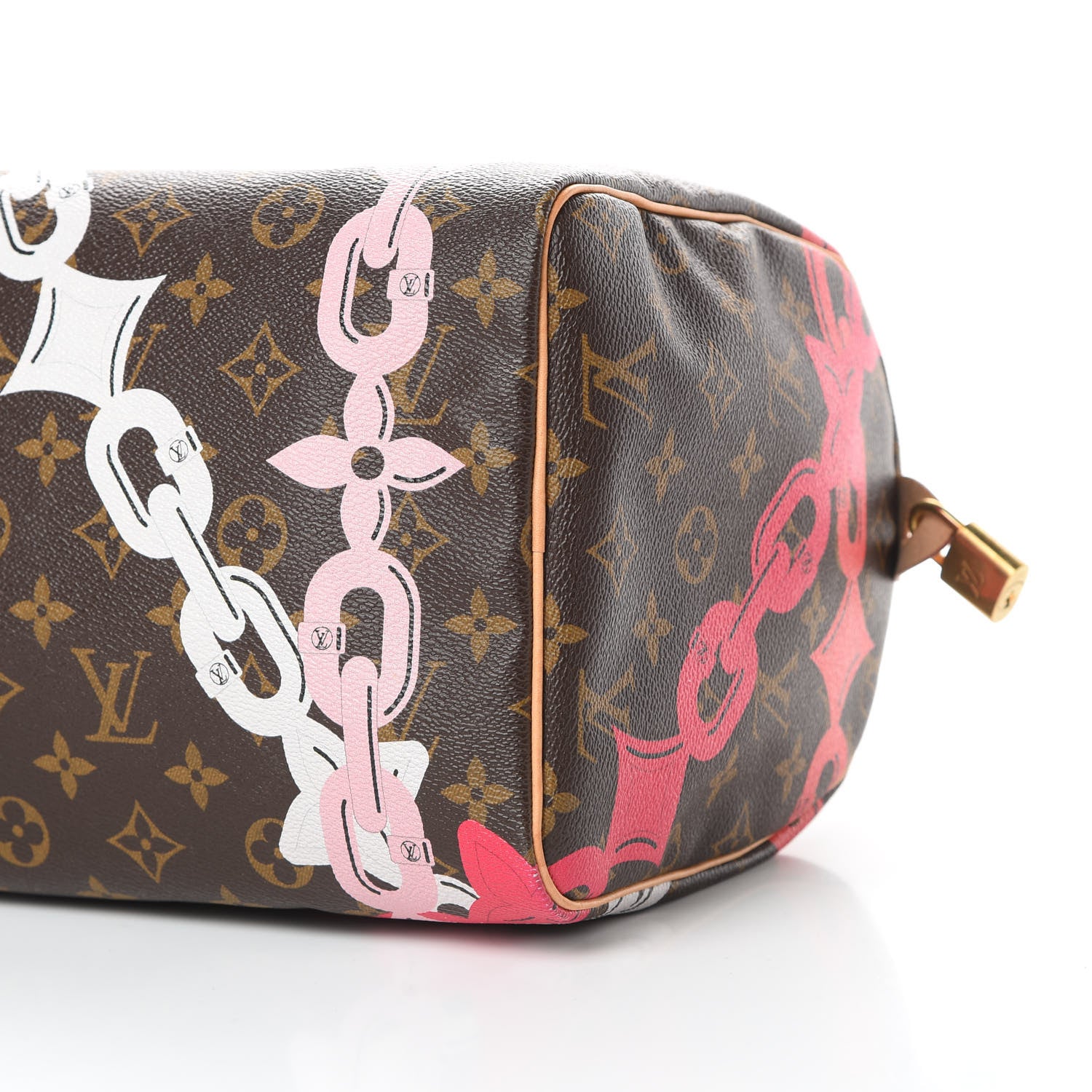 Louis Vuitton Monogram Bay Speedy 30 Rose Ballerine Poppy 10 of 16