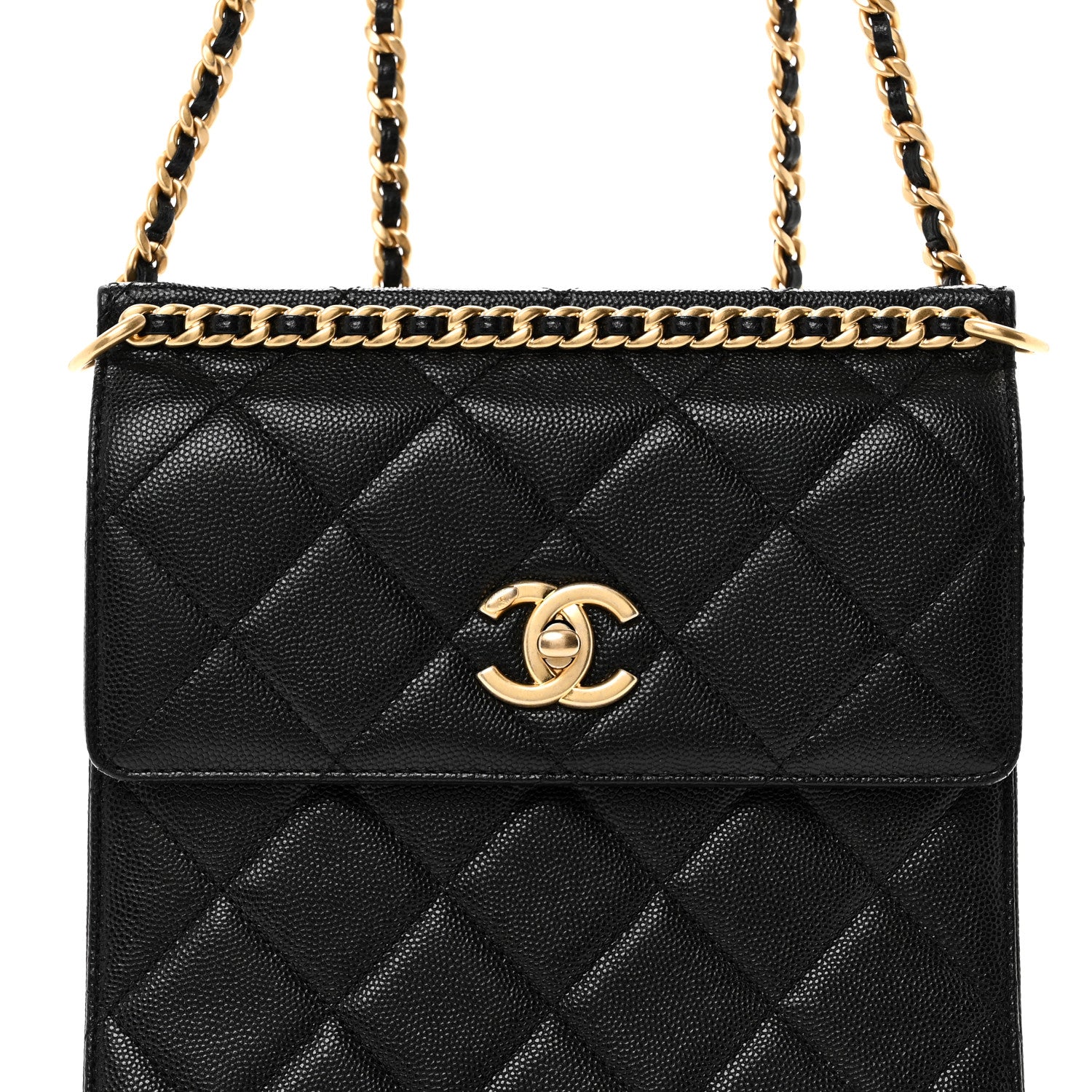 Chanel Caviar Quilted Multi Chain Backpack Black 8 of 10