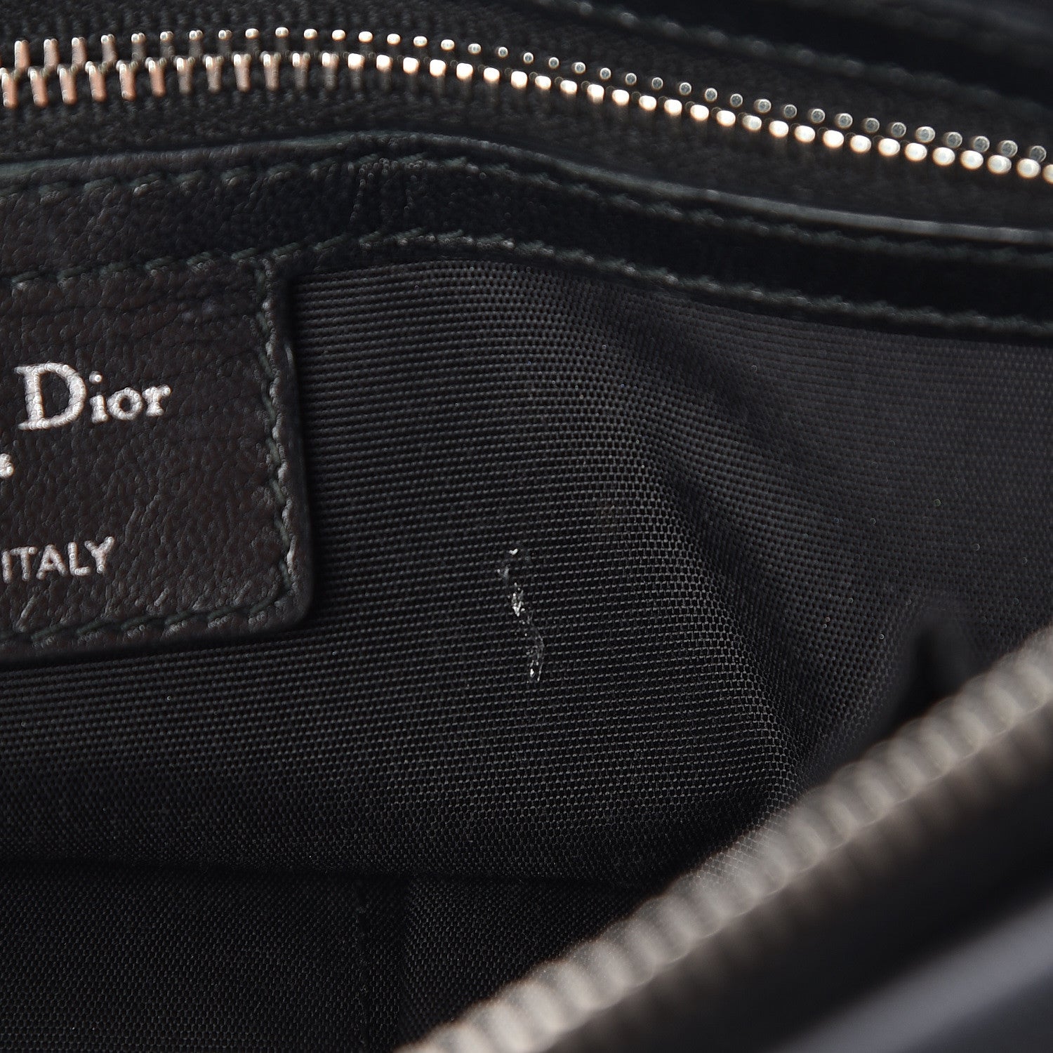 Christian Dior Lambskin Cannage Medium Granville Tote Black 11 of 19