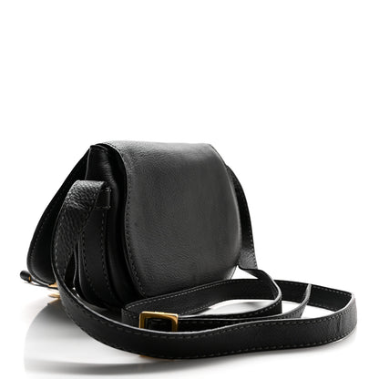 Chloe Calfskin Mini Marcie Round Crossbody Bag Black 3 of 10