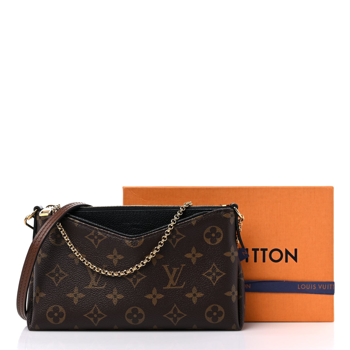 Monogram Pallas Clutch Black