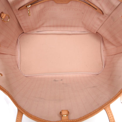 Louis Vuitton Damier Azur Neo Neverfull MM Rose Ballerine 4 of 8