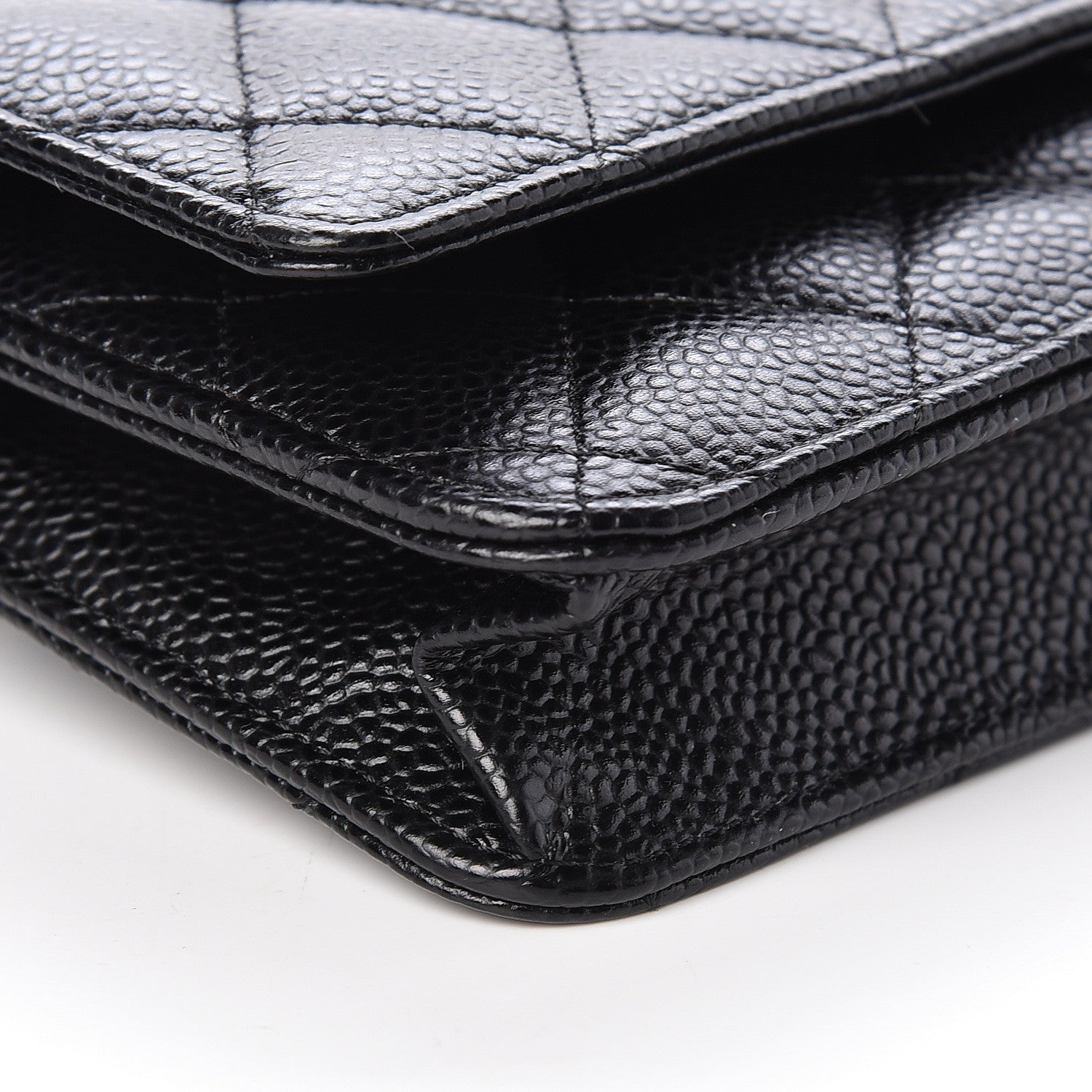 Chanel Caviar Quilted Wallet On Chain WOC Black 9 of 11