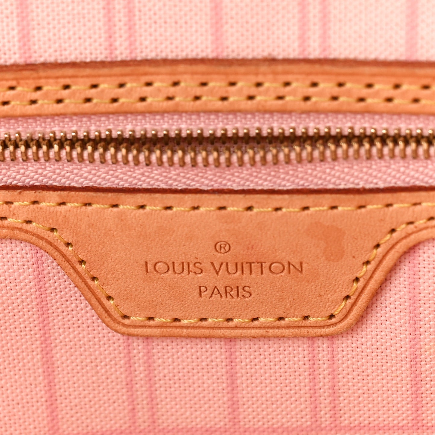 Damier Azur Neo Neverfull MM Rose Ballerine