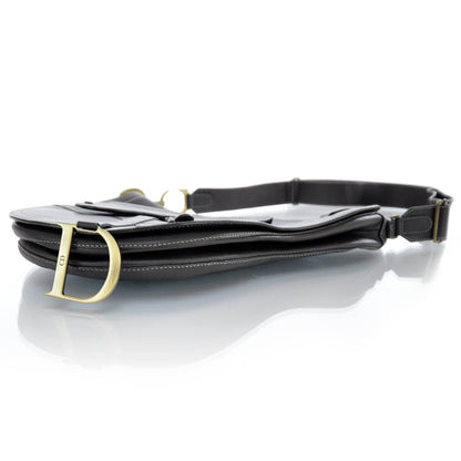 Christian Dior Leather Baudrier Saddle Bag Brown 7 of 12