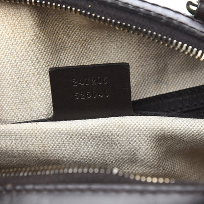 Gucci Monogram Vintage Web Medium Boston Dark Brown 10 of 13