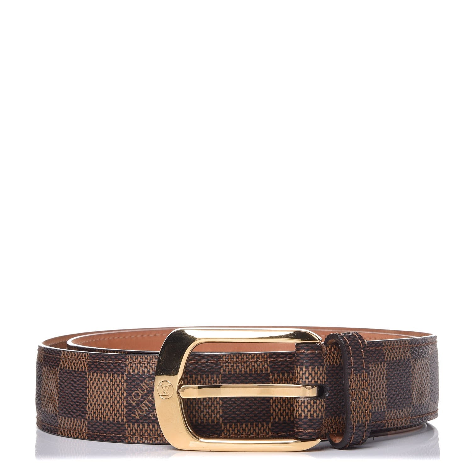 Louis Vuitton Damier Ebene 30mm Ellipse Belt 90 36 1 of 9
