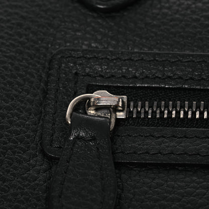 Celine Drummed Calfskin Nano Luggage Black 15 of 15