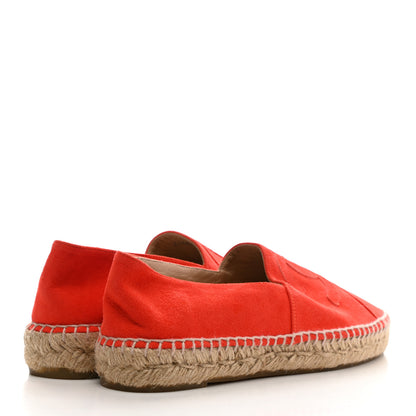 Chanel Suede CC Espadrilles 38 Orange 4 of 9