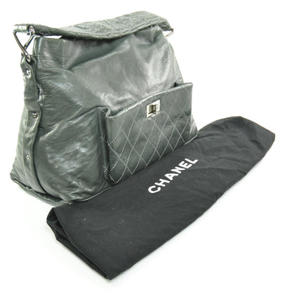 Chanel Quilted Lambskin 8 Knots Hobo Grey 3 of 11
