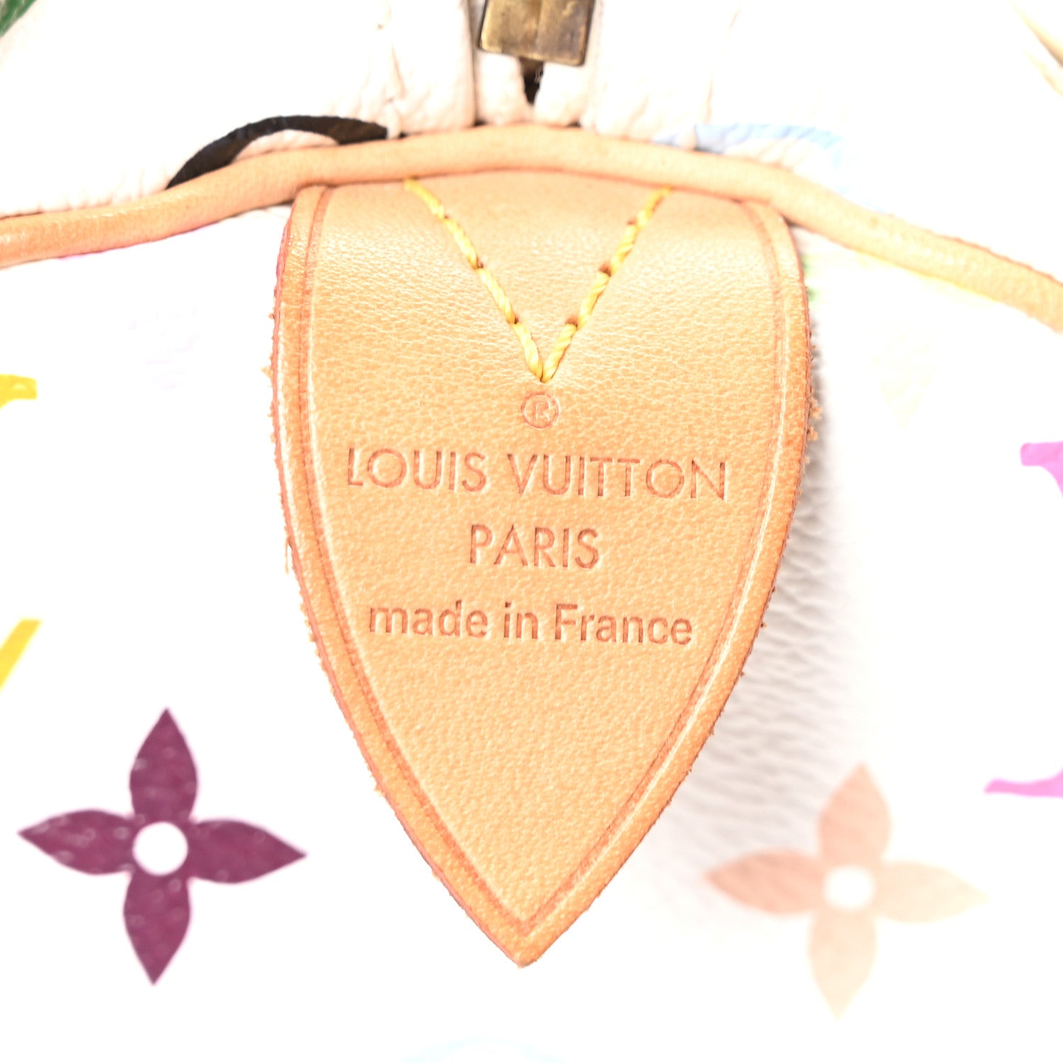 Louis Vuitton Monogram Multicolor Speedy 30 White 5 of 8