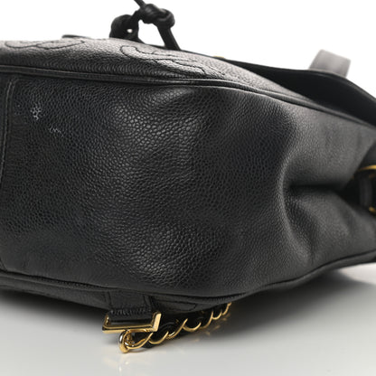 Chanel Caviar CC Backpack Black 10 of 15