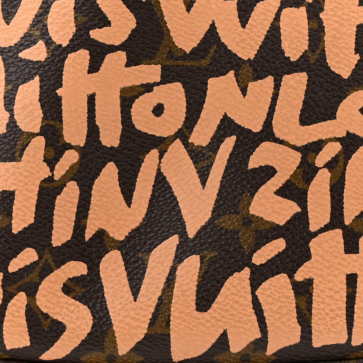 Louis Vuitton Monogram Graffiti Pochette Accessories Peach 8 of 10
