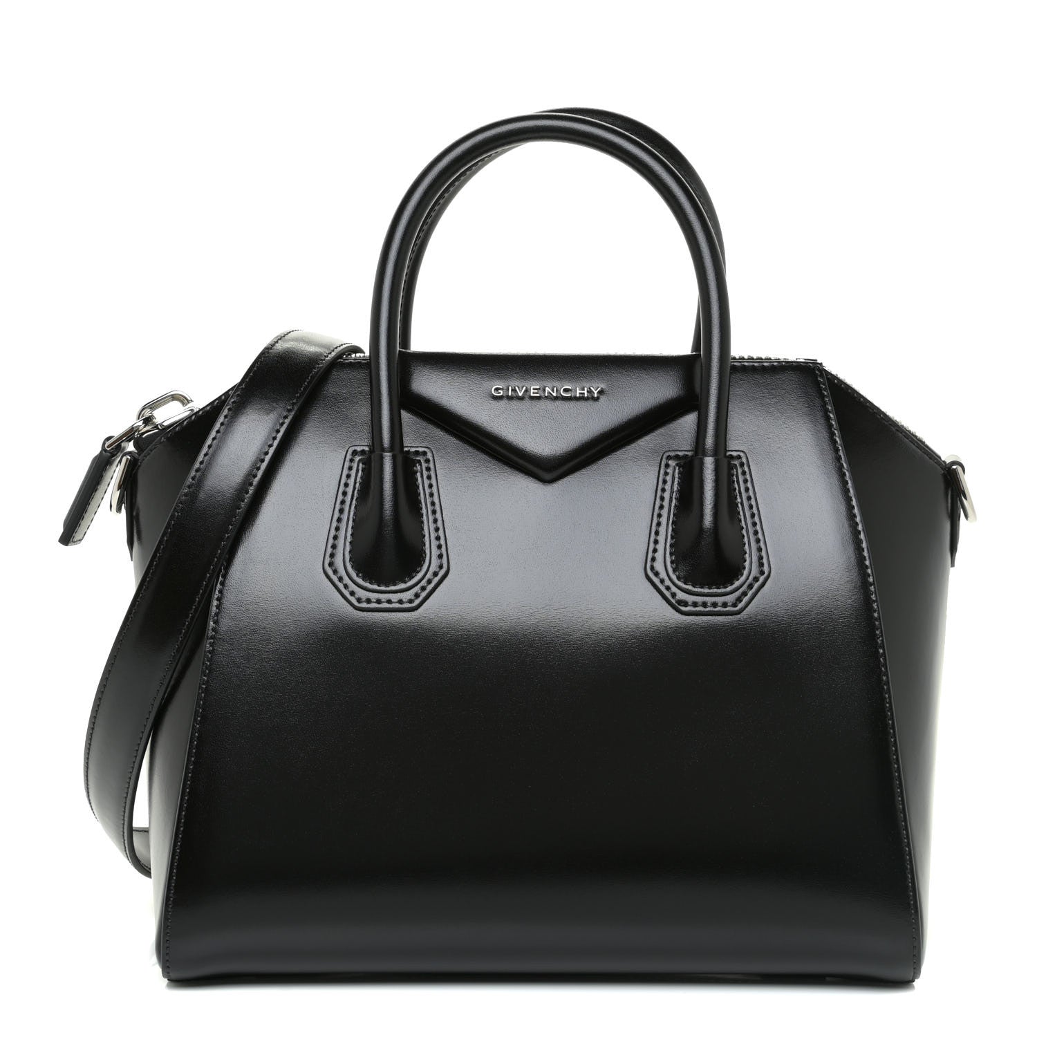 Givenchy Shiny Lord Calfskin Small Antigona Black 1 of 13