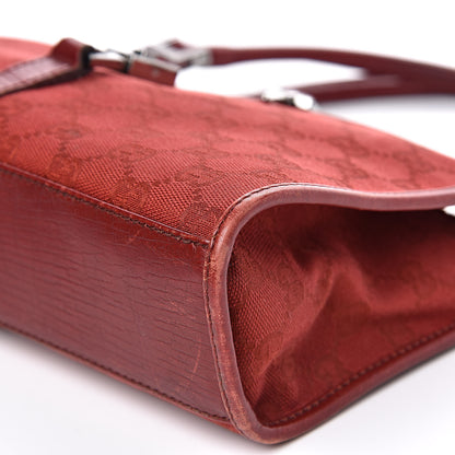 Gucci Monogram Small Bardot Bag Red 11 of 16