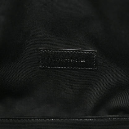 Saint Laurent Lambskin Monogram Medium Sade Puffer Pouch Black 7 of 11