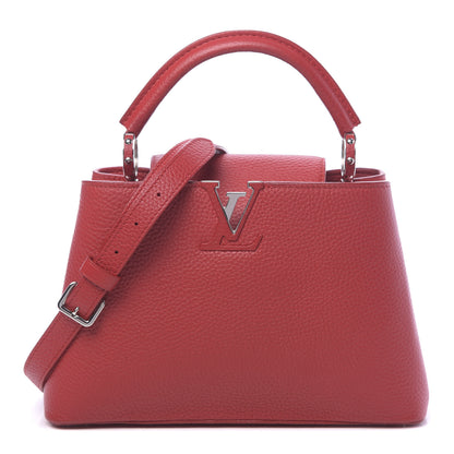 Louis Vuitton Taurillon Capucines BB Rubis 1 of 9