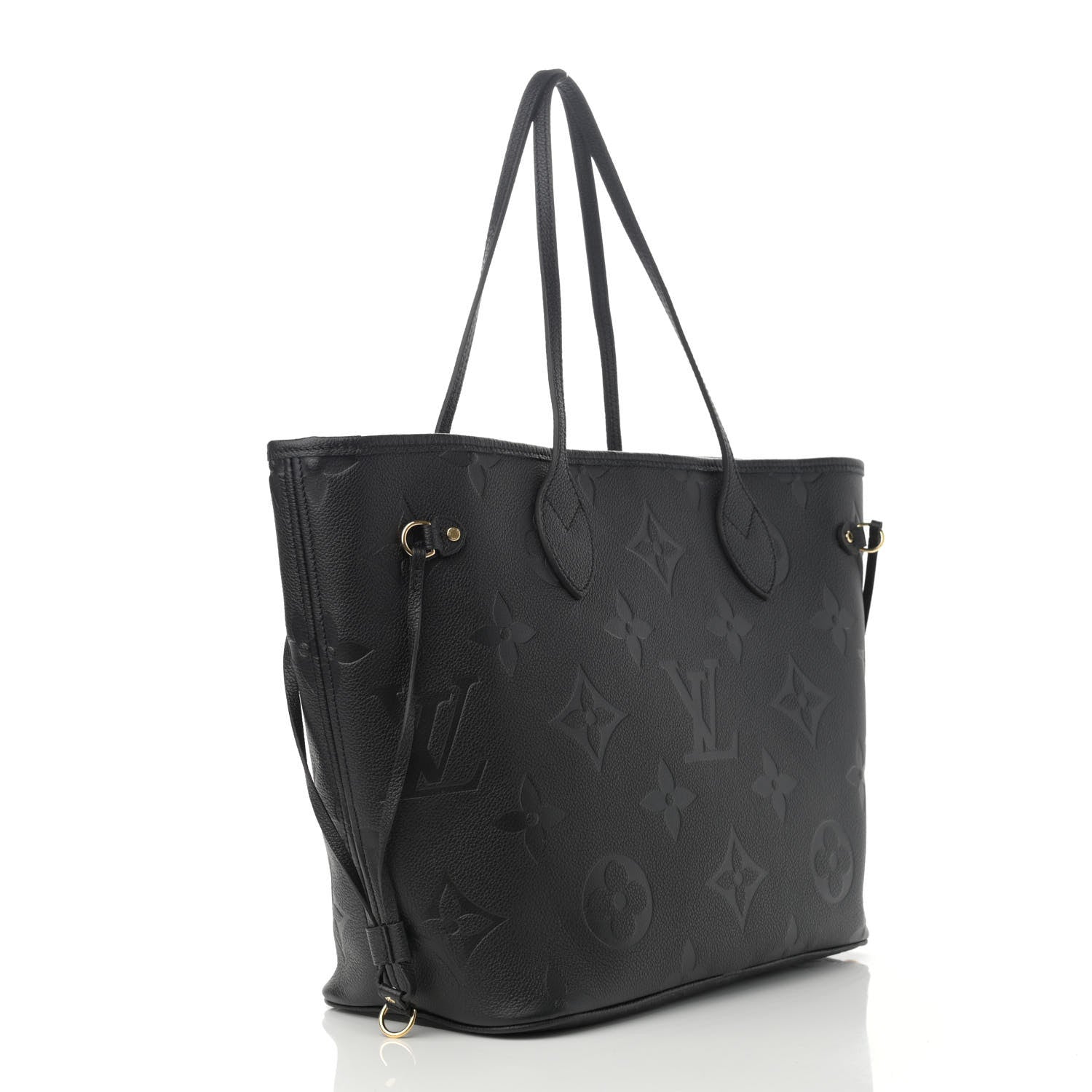 Louis Vuitton Empreinte Monogram Giant Neverfull MM Black 4 of 10