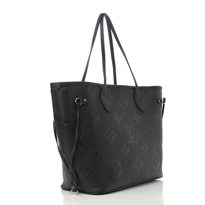 Louis Vuitton Empreinte Monogram Giant Neverfull MM Black 4 of 10