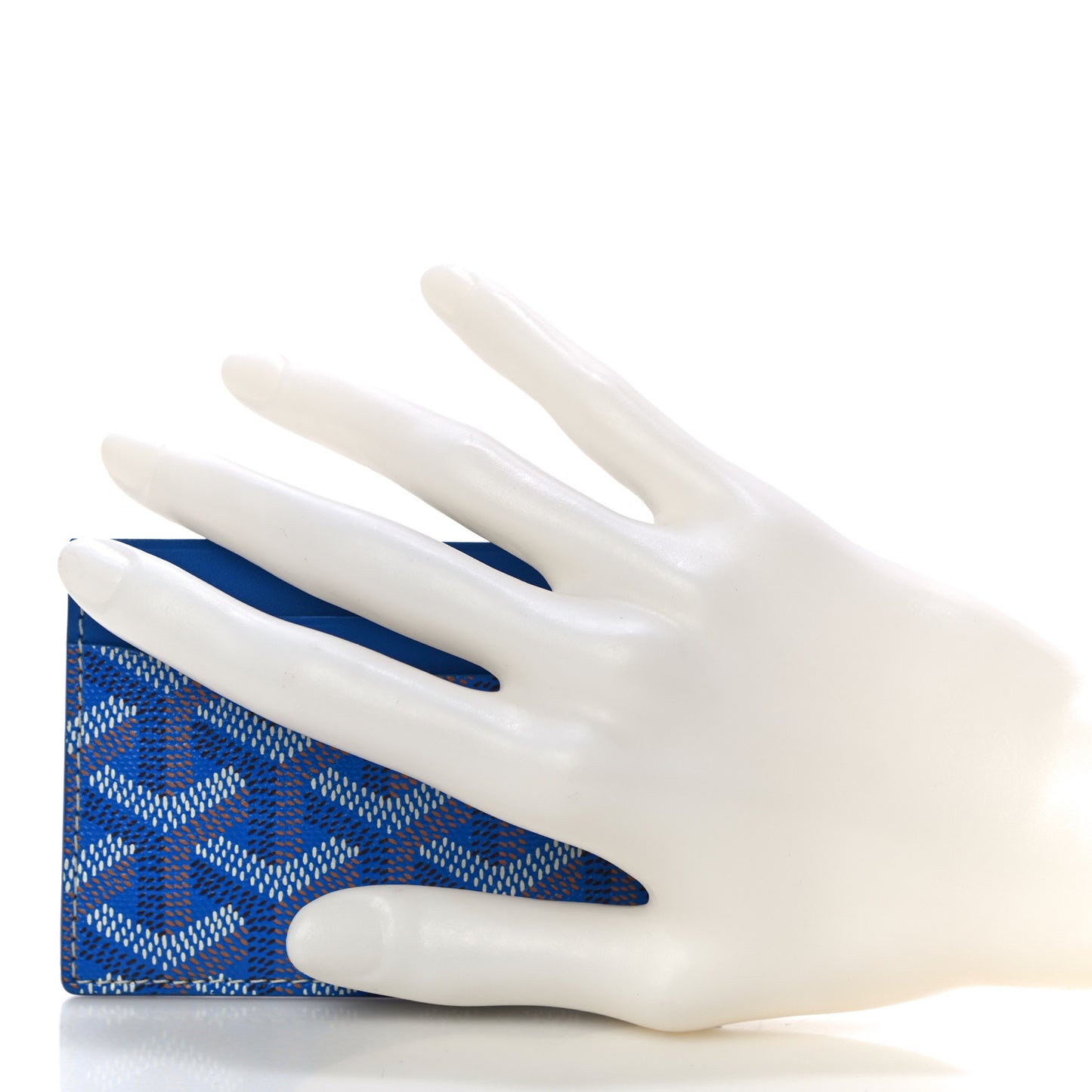 Goyardine Saint Sulpice Card Holder Sky Blue