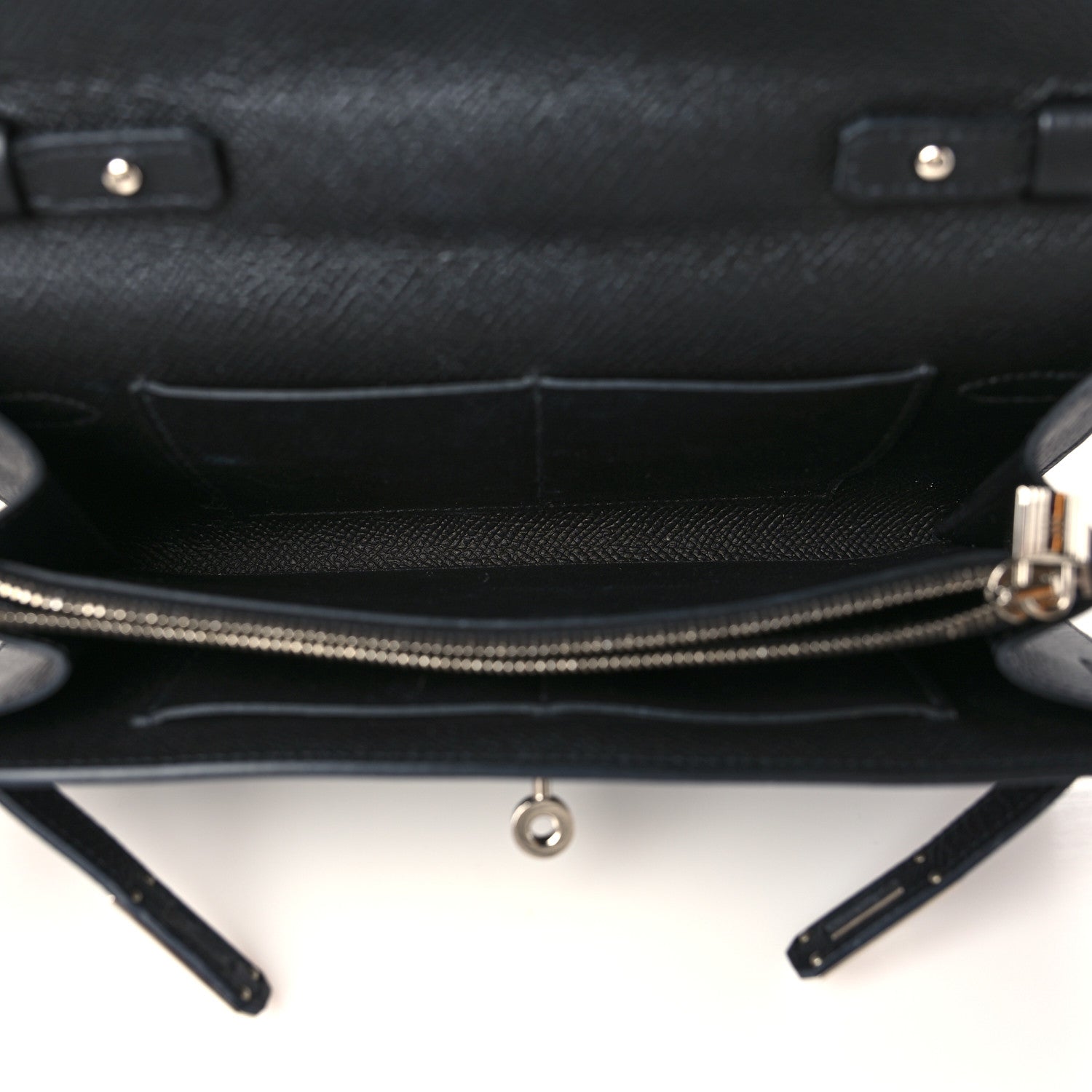 Hermes Epsom Kelly Wallet To Go Black 5 of 9
