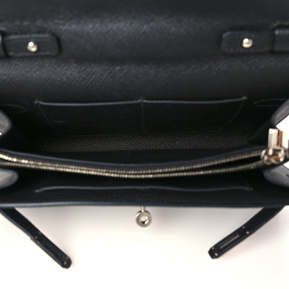 Hermes Epsom Kelly Wallet To Go Black 5 of 9