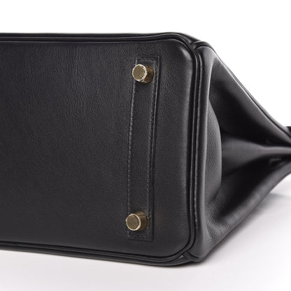 Hermes Swift Birkin 25 Black 35 of 38