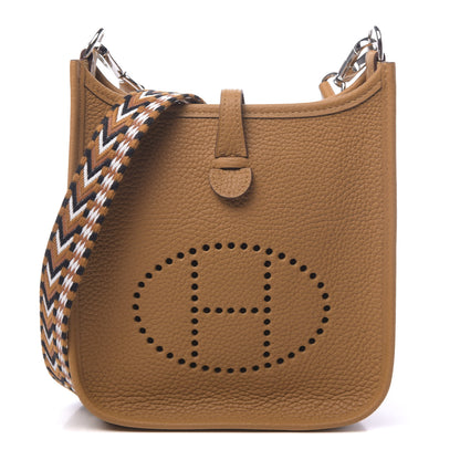 Hermes Taurillon Clemence Allegro Evelyne TPM Sesame 1 of 11