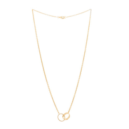 Cartier 18K Yellow Gold Interlocking LOVE Necklace 3 of 8