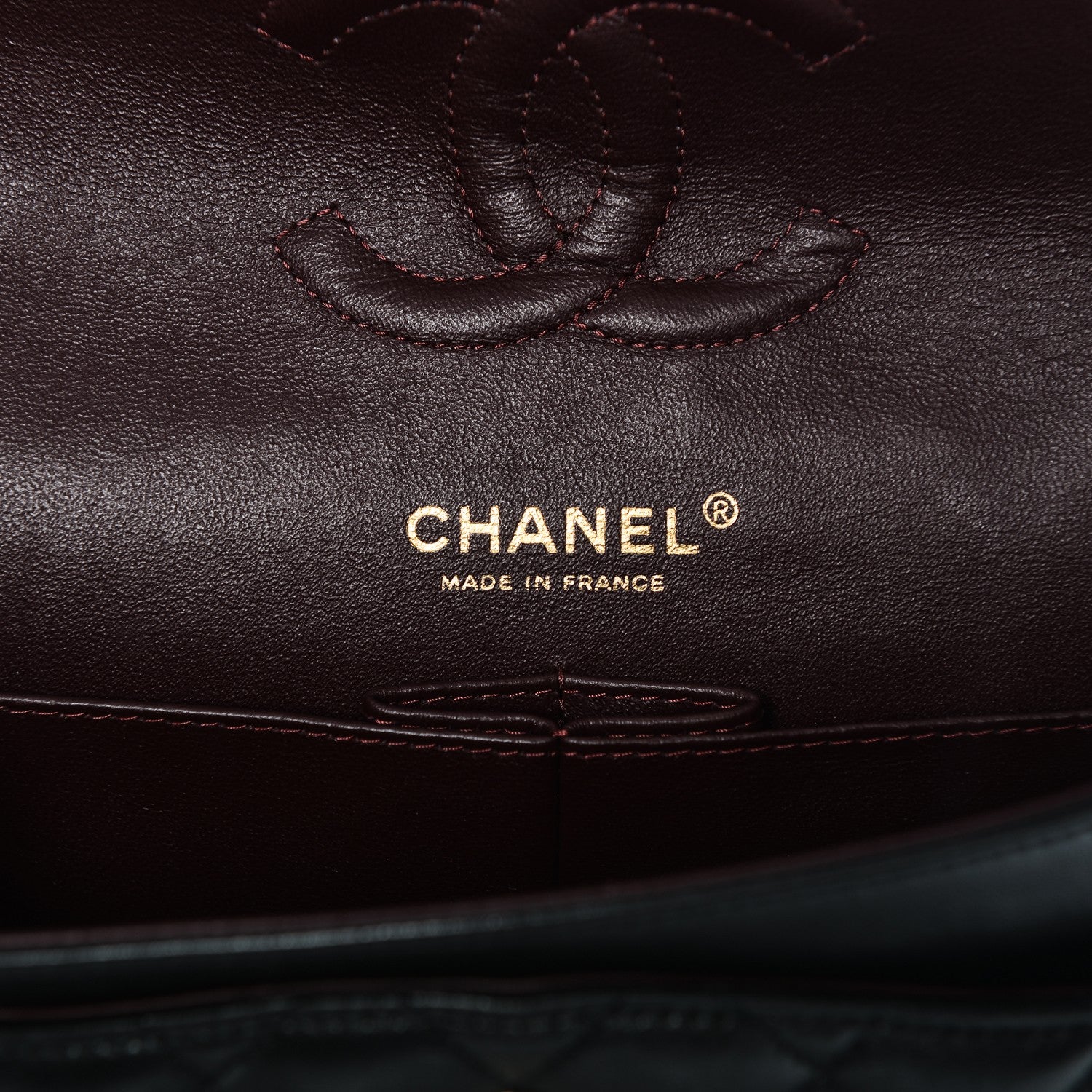 Chanel Lambskin Quilted Medium Double Flap Black 6 of 8