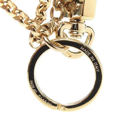 Louis Vuitton Metal Resin Game On Dice and Heart Charm Key Holder Gold 4 of 5