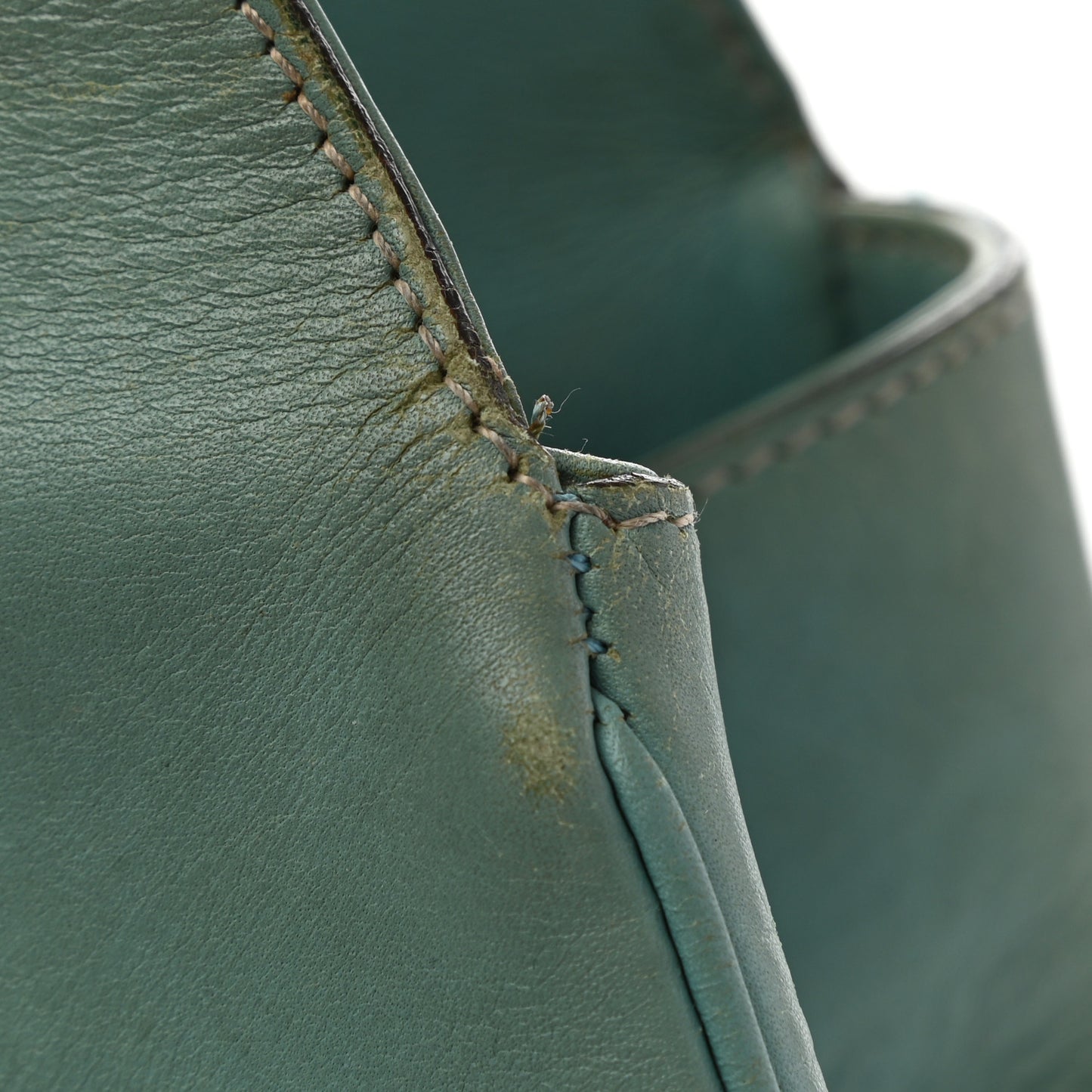 Calfskin Monogram Web Bardot Turquoise