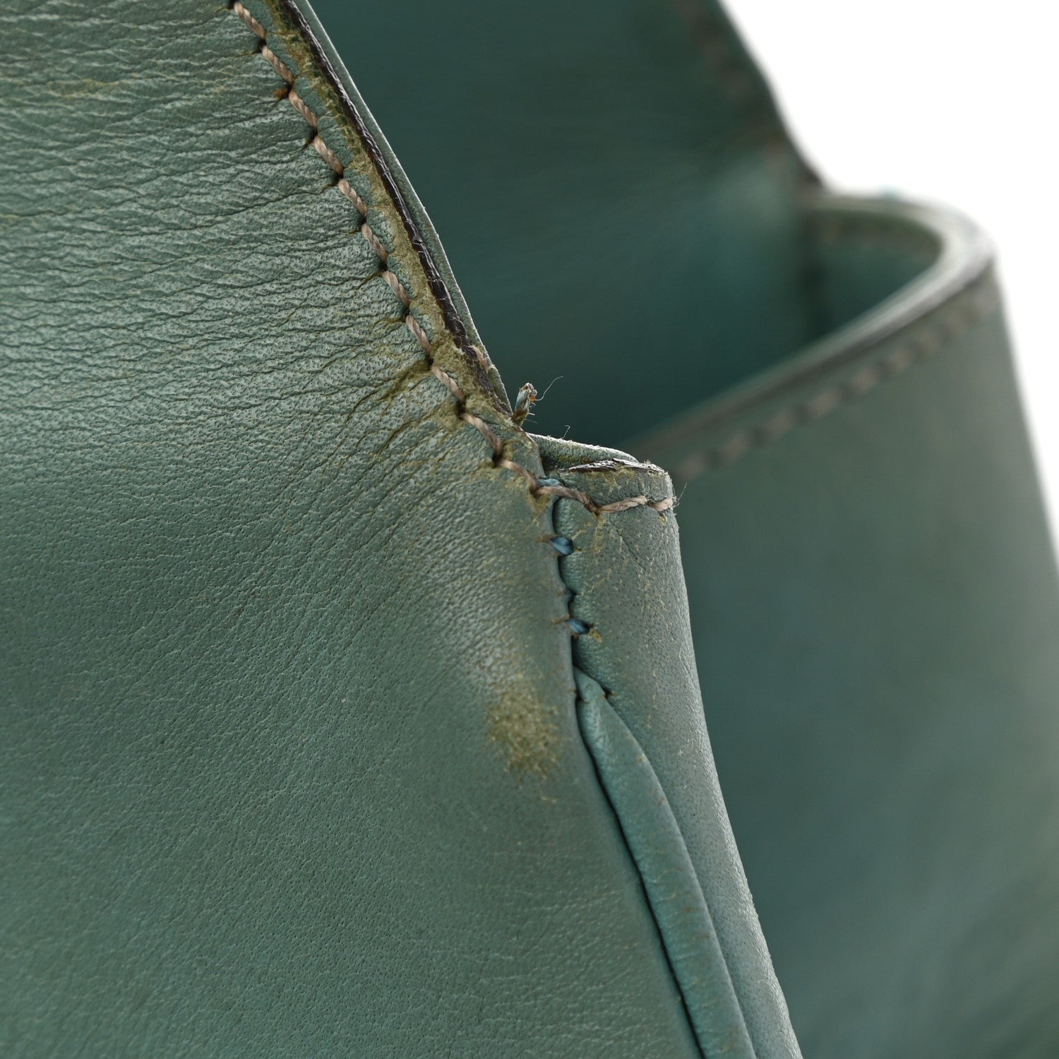 Gucci Calfskin Monogram Web Bardot Turquoise 14 of 19